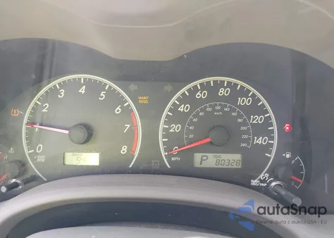 2009 Toyota Corolla from USA, damaged, VIN JTDBL40E799023254